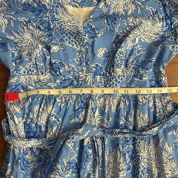 Lilly Pulitzer Ezralyn Belted Floral Maxi Dress Size 10 - Picture 9 of 9